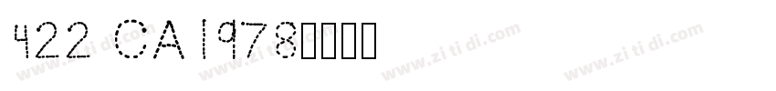 422 CA1978字体转换